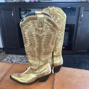 Ariat Gold Western Accents Cowboy Boots